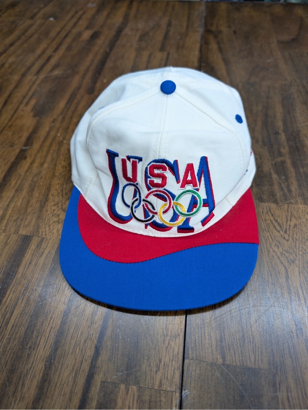 USA Vintage Snapback Hat Cap Olympics Green Underbrim